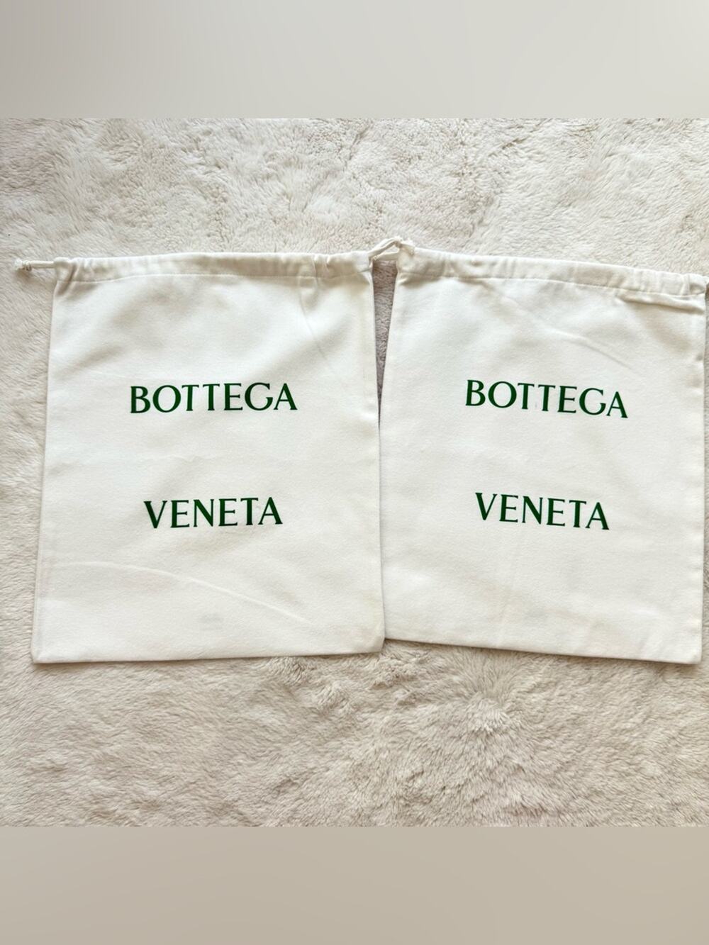 NEW!!! Bottega Veneta unisex dust bags for shoes Authentic